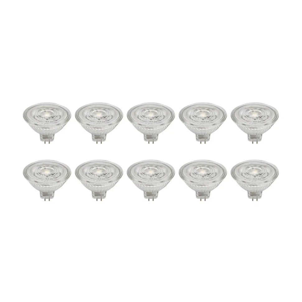 Prios LED reflectorlamp GU5.3 4.3W 345lm 36° helder 830 set van 10