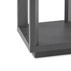 Prios LED tuinpadverlichting Gamion, 90 cm, antraciet, metaal, IP54