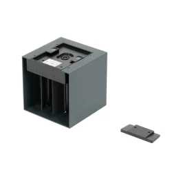 Prios LED wandlamp op zonne-energie Lius, hoogte 15 cm, bewegingsmelder