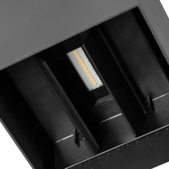 Prios LED wandlamp op zonne-energie Lius, hoogte 15 cm, bewegingsmelder