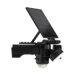 Prios LED wandspot Wrenley, zwart, sensor