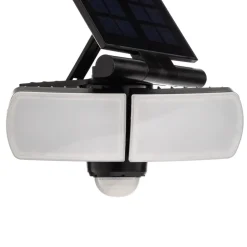 Prios LED wandspot Wrenley, zwart, sensor