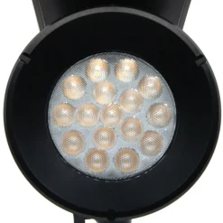 Prios LED-zonneschijnwerper Birko, hoogte 56 cm, zwart, grondspies