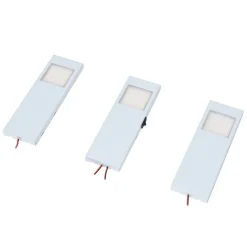 Prios Lorna LED meubelverlichting roestvrij staal 3 stuks