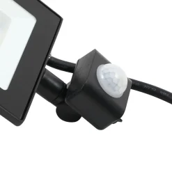 Prios Maikel buitenspot, 20W, 1500lm, metaal, sensor