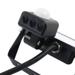 Prios Maikel buitenspot, 20W, 1500lm, metaal, sensor