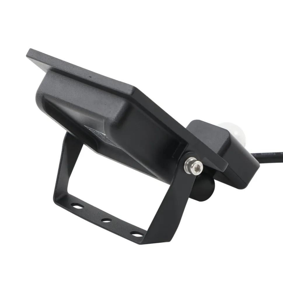 Prios Maikel buitenspot, 20W, 1500lm, metaal, sensor