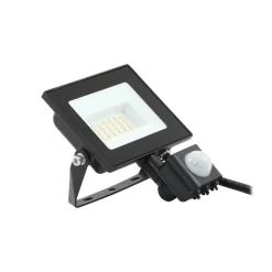 Prios Maikel buitenspot, 20W, 1500lm, metaal, sensor