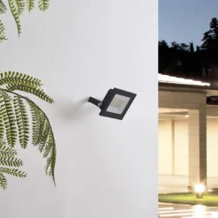 Prios Maikel buitenspot, 20W, 1500lm, metaal