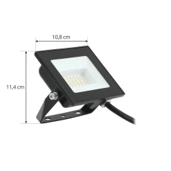 Prios Maikel buitenspot, 20W, 1500lm, metaal