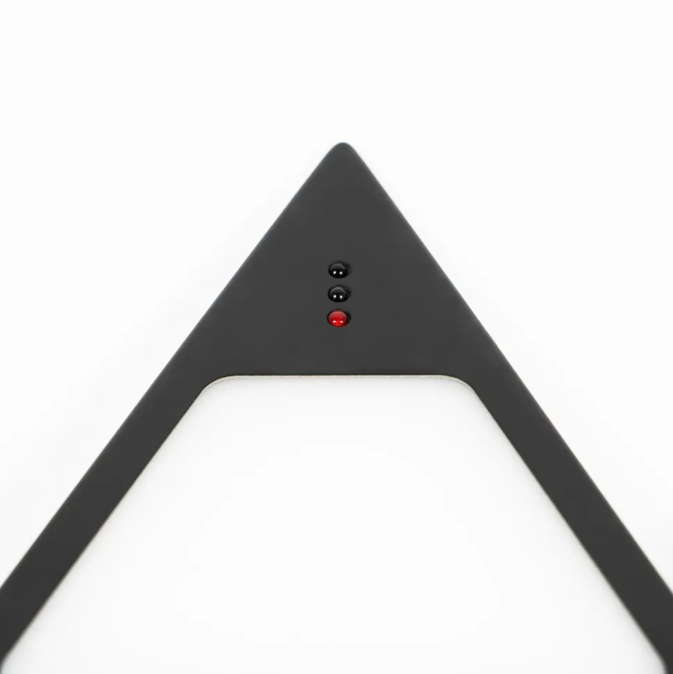 Prios Odia LED meubelverlichting, zwart, set van 5