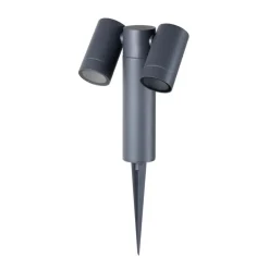 Prios prikspot Tulimar, 40 cm, zwart, 2-lamps