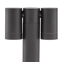 Prios prikspot Tulimar, 40 cm, zwart, 2-lamps