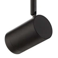 Prios railspot Jorell, zwart, 1-lamp, GU10, metaal