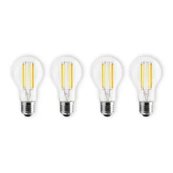 Prios Smart LED Filament E27 7W dimbaar CCT Tuya set van 4