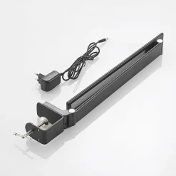 Prios Tamarin LED tafellamp, dimbaar, zwart