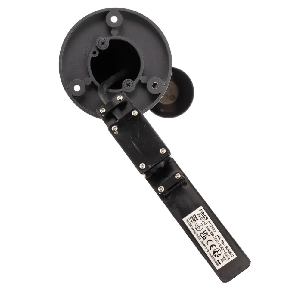 Prios tuinpadverlichting Tulimar, 1-lamp, 60cm, metaal, IP65