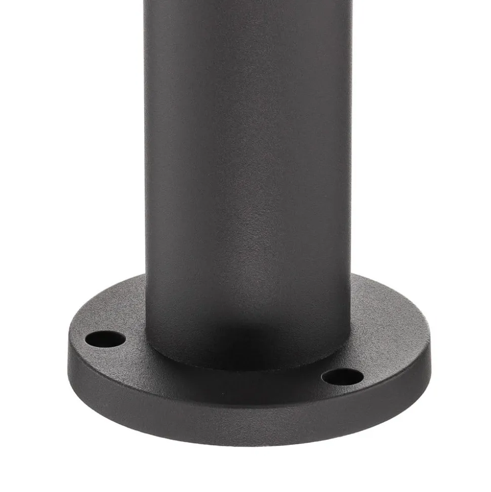 Prios Tulimar sokkellamp, 45 cm, antraciet, 2-lamps, aluminium