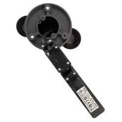 Prios Tulimar sokkellamp, 45 cm, antraciet, 2-lamps, aluminium