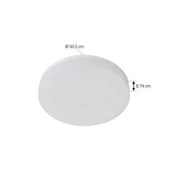 Prios Wynion LED plafondlamp, CCT App, 50 cm