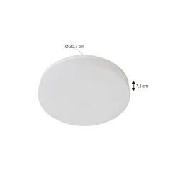 Prios Wynion LED plafondlamp CCT DIP-schakelaar 30cm