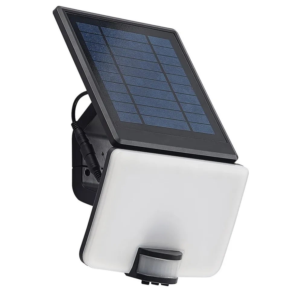 Prios Yahir LED wandspot op zonne-energie sensor