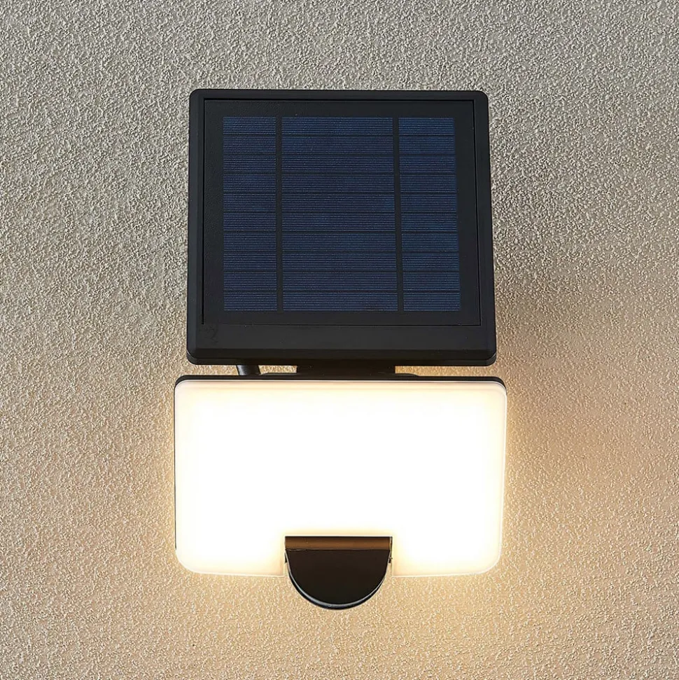 Prios Yahir LED wandspot op zonne-energie sensor