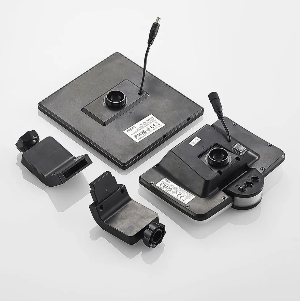 Prios Yahir LED wandspot op zonne-energie sensor