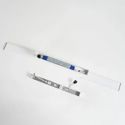 Prios Yuela LED plafondlamp, DALI, 100 cm, zilver