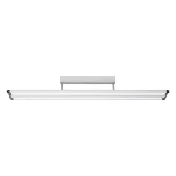 Prios Yuela LED plafondlamp, DALI, 120 cm, wit
