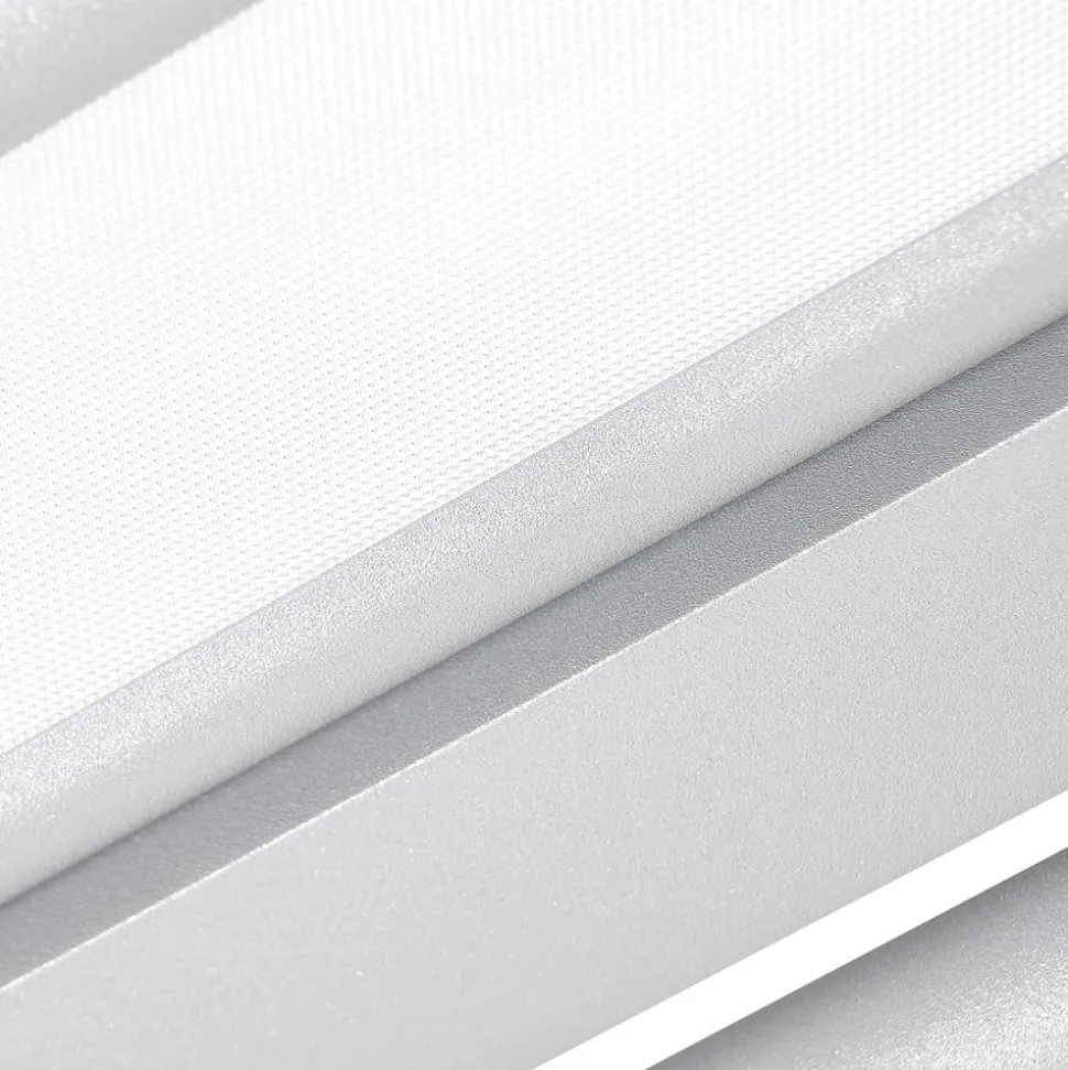 Prios Yuela LED plafondlamp, DALI, 120 cm, wit