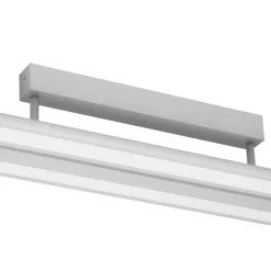 Prios Yuela LED plafondlamp, DALI, 120 cm, wit
