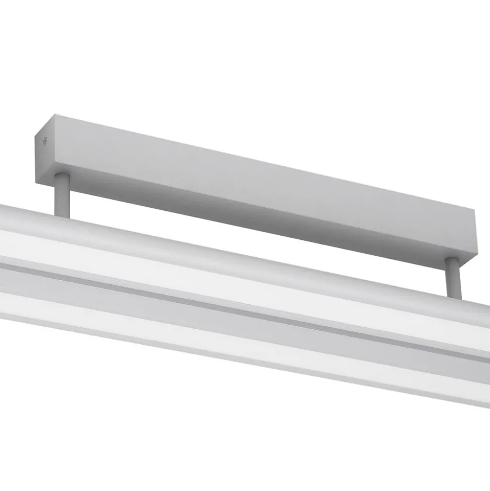Prios Yuela LED plafondlamp, DALI, 120 cm, wit