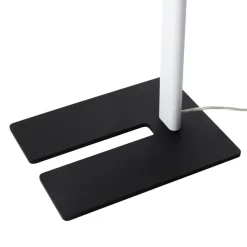 Prios Zyair LED kantoor vloerlamp, wit 59,7 cm