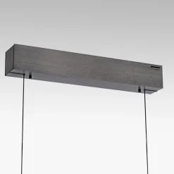 PURE LED hanglamp E-Popup, grijs, glas/metaal CCT 18-lichts.