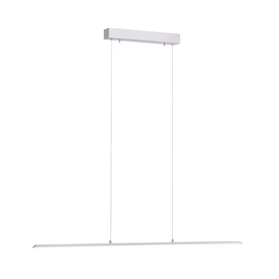 PURE LED hanglamp Lite, zilver, 100 cm, CCT, dimbaar