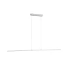 PURE LED hanglamp Lite, zilver, 160 cm, CCT, dimbaar