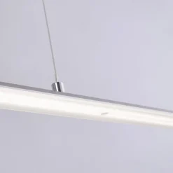 PURE LED hanglamp Lite, zilver, 160 cm, CCT, dimbaar