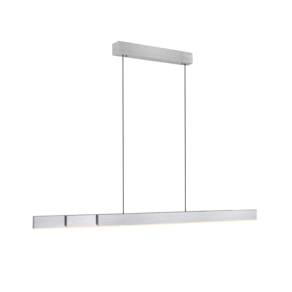 PURE LED hanglamp Moto-Rise, zilver, aluminium CCT
