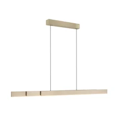 PURE LED hanglamp Moto-Rise, mat messing, aluminium CCT