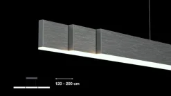 PURE LED hanglamp Moto-Rise, mat messing, aluminium CCT