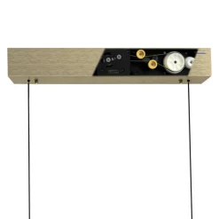 PURE LED hanglamp Moto-Rise, mat messing, aluminium CCT