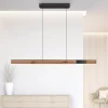PURE LED hanglamp Moto-Rise, houtkleurig, aluminium, CCT