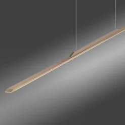 PURE LED hanglamp Oppervlakte, brons 125 cm aluminium 3.000 K