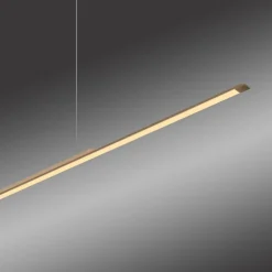 PURE LED hanglamp Oppervlakte, brons 125 cm aluminium 3.000 K