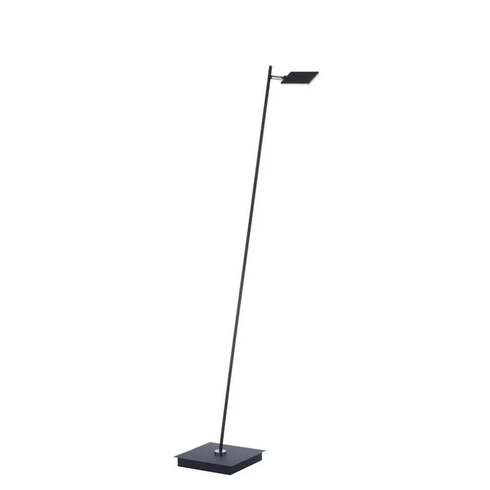 Pure Mira LED vloerlamp, afstandsbediening, zwart