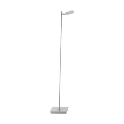 Pure Mira LED vloerlamp, afstandsbediening, alu