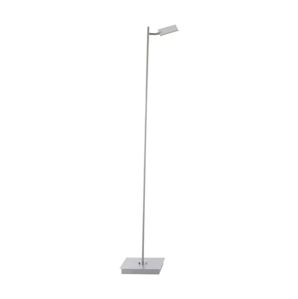 Pure Mira LED vloerlamp, afstandsbediening, alu