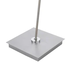 Pure Mira LED vloerlamp, afstandsbediening, alu