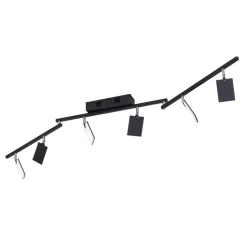 PURE Mira plafondlamp 6-lamps remote CCT zwart